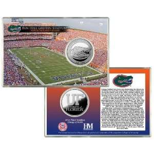  University of Florida Ben Hill Griffin Stadium Silver Coin 