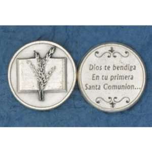  23 Dios Te Bendiga Prayer Coins: Jewelry