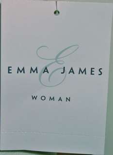 EMMA JAMES WOMANS NO SLEEVE WHITE SWEATER TOP SZ 3X NWT  
