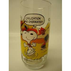  McDonalds Camp Snoopy collectible glass (Snoopy 