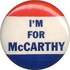 1946 Joseph McCarthy U.S. Senate Campaign Pinback
