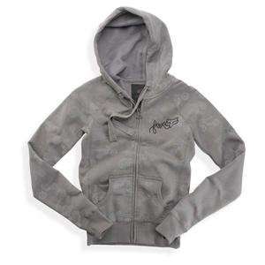  Fox Racing Womens Rev Em Up Zip Hoody   X Large/Graphite 