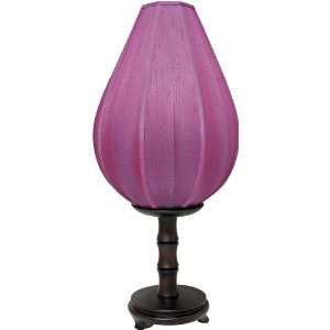  Bickett Tobin Plum Purple Blossom Table Lamp: Home 