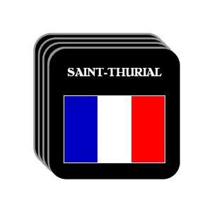  France   SAINT THURIAL Set of 4 Mini Mousepad Coasters 