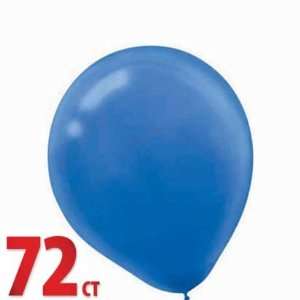  Bright royal blue latex balloons 72ct