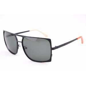   1101411 Black Sunglasses Glass Smoke Mono