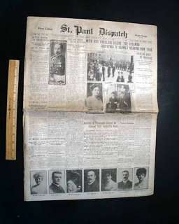 1912 Newspaper RMS TITANIC SINKING White Star Line Ocean Liner 