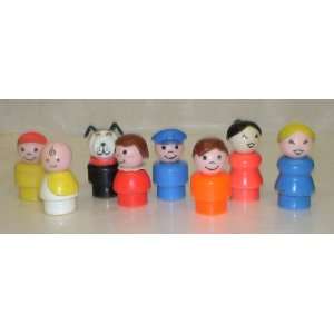   Vintage Plastic Lot 8 of Fisher Price Little People: Everything Else