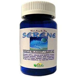  Serene Muscle Relaxant & Sleep Aid Bottle (30 Capsules 