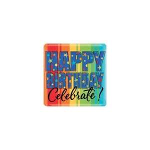 Celebrate Birthdays 10 Square Plates