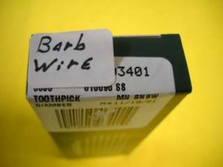 Case XX 2001 Dark Amber Barbwire Tiny Texas Toothpick 3401 Knife NEW 