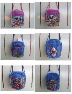 PCS Mickey Doraeman Barney Kids Shoulder Bag Purse  