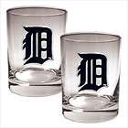 MLB Detroit Tigers Rocks Glass and Square Shot Glass Set GDRGSS2110 4