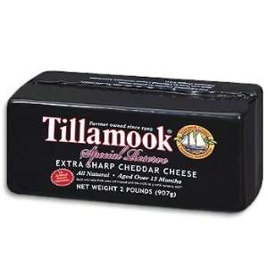 Tillamook Reserve Extra Sharp Cheddar Cheese  Grocery 