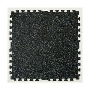  Zip Tile Flooring 28.5x28.5x3/8 Black (EA) Sports 