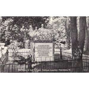   Ann Rutledge   Oakland Cemetery   Petersburg Illinois 