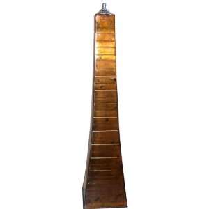  Tall Pyramid Tiki Torch   Antique Copper 