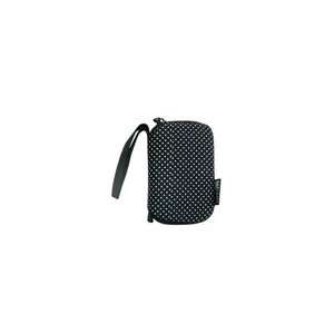  Soft Compact Carrying Bag(White Dot On Black) for Sanyo 