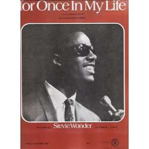  Sheet Music For Once In My Life Stevie Wonder 165 