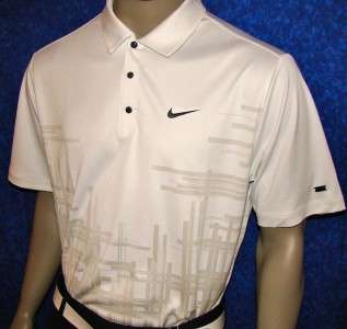 XL 2011 Nike Tiger Woods No Flt 1972 Golf Polo Shirt WH  