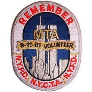  Remember 9 11 01 MTA Patch 4 Patio, Lawn & Garden