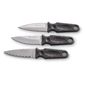  Set of 3 Designer Neck Knives