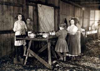 Peerless Oyster Co Child Shrimp Pickers Bay St Louis MS  