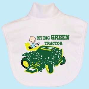  My Big Green Tractor Bib in Green / Yellow Toys & Games