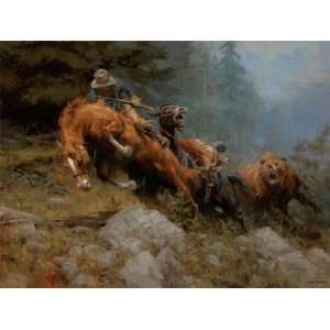  Andy Thomas   Grizzly Mountain Canvas Giclee