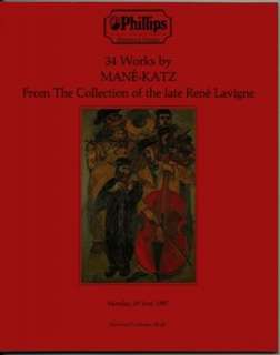 Thirty Four Works by Mane Katz from the collection of the late Rene 