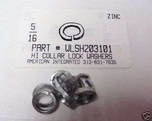 16 High Collar Split Lock Washer Steel Zinc (200)  