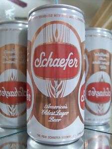TALL SCHAEFER OLD BEER CAN ALUMINUM PULL TAB  