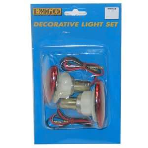   Red Cat Eye Light Kit With Led Single For Storage Box Pair Automotive