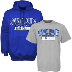 Saint Louis Billikens Royal Blue Sweatshirt & T shirt Combo  