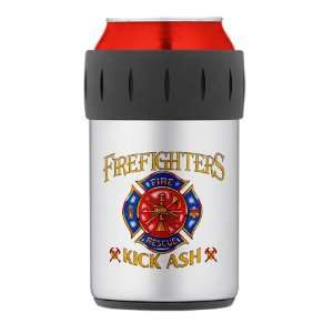   Cooler Koozie Firefighters Kick Ash   Fire Fighter 