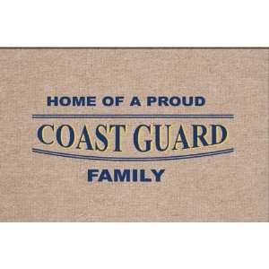  Of A Proud Coast Guard Family   Military Welcome Mat