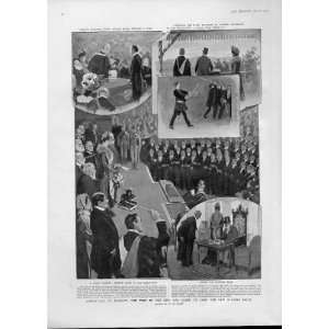  Speech Day Harrow New Playing Fields 1905 Old Print