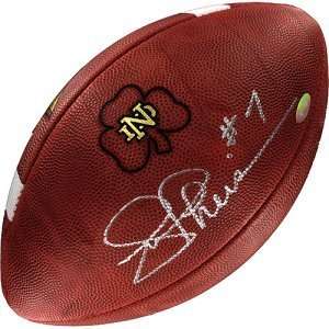  Signed Joe Theismann Ball   Notre Dame Model: Sports 