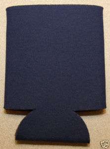 NAVY   BLANK KOOZIE Can Insulator Koozies BEER Water  