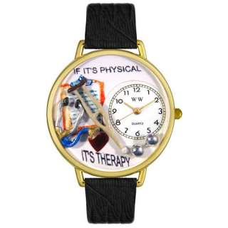 Physical Therapist Watch Gold Therapy Clock Gi New Uniq  