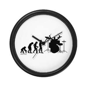  Drum Evolution Funny Wall Clock by  Everything 