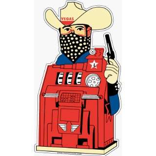  Fridgedoor Vegas Cowboy Slot Machine Car Magnet 