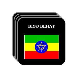  Ethiopia   BIYO BEHAY Set of 4 Mini Mousepad Coasters 