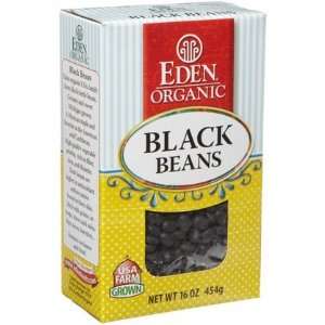  Eden Organic Black Beans, 16 oz Boxes, 6 ct (Quantity of 2 