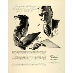   Letterheads Bond Businessmen   Original Print Ad