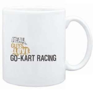   Mug White  Real guys love Go Kart Racing  Sports