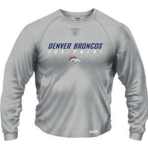  Reebok Denver Broncos Equipment Long Sleeve Speedwick 