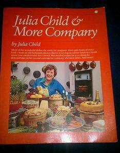 Julia Child & more company Cookbook SIGNED auto  
