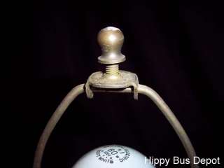 Mid Century Modern Atomic Sputnik White Hobnail Milkglass Lamp
