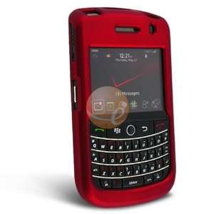  BlackBerry Niagra 9630 Red Rubber Feel Hard Case Cover 